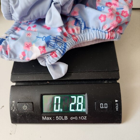 i Play Reusable Swim Diaper 18m (22-25 lbs) UPF 50+ Light Blue Songbird, Pull on - Picture 9 of 9